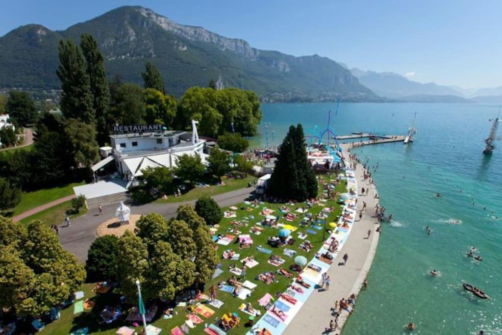 Entre Lac Et Montagne Annecy Bagian luar foto